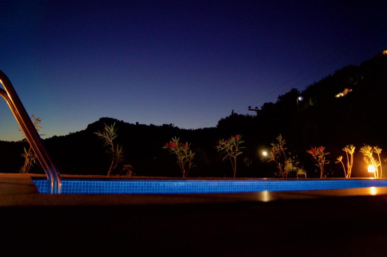 Throisma Studios With Private Pool & Parking Asos Luaran gambar