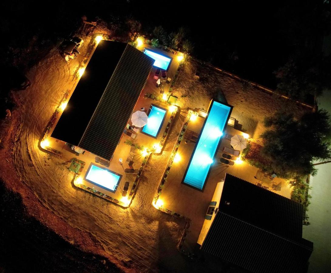 Throisma Studios With Private Pool & Parking Asos Luaran gambar